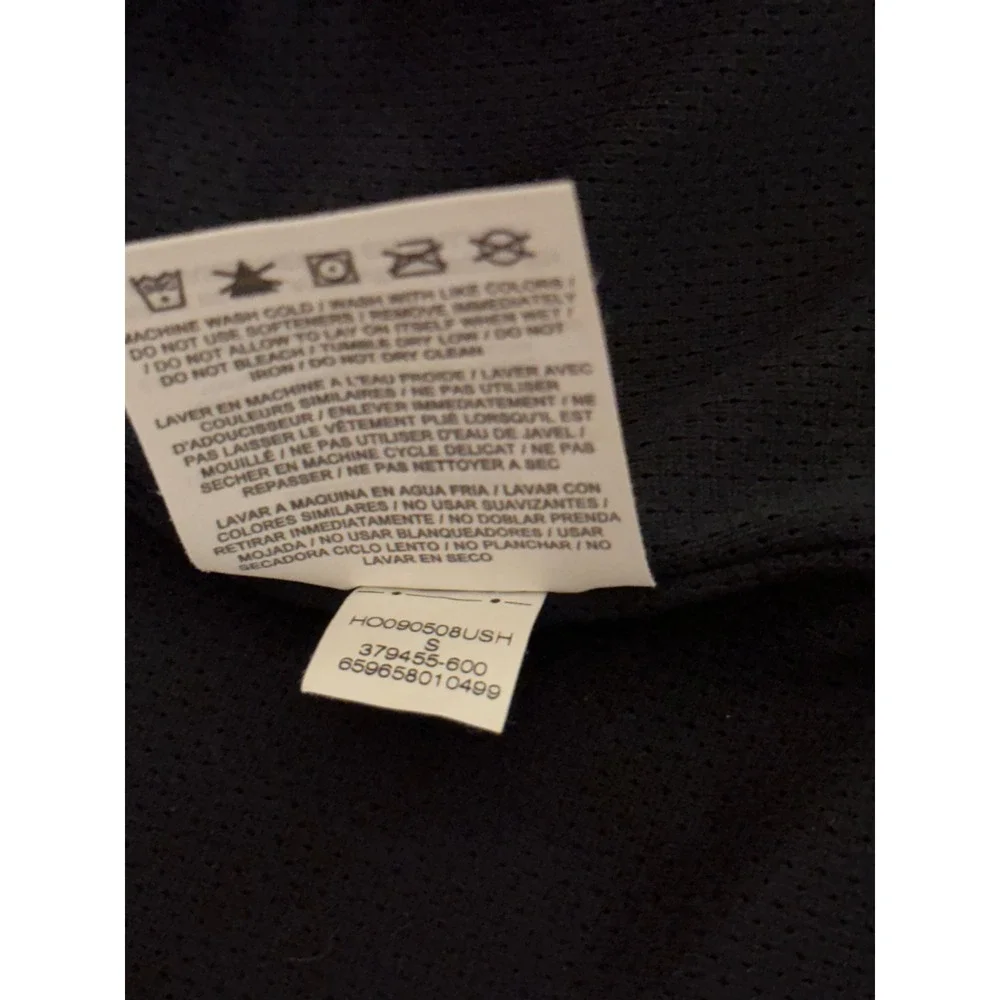 Vintage Nike Y2K Gray Tag Red Black Windbreaker Hooded Jacket Women Small 379455